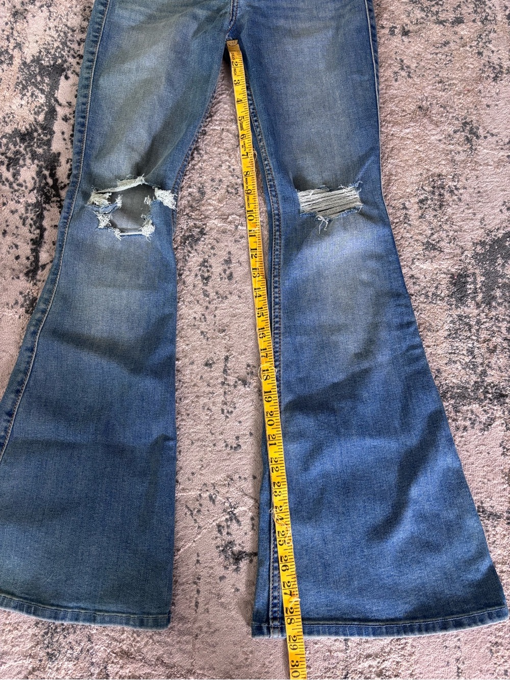 Hollister Co. High Waist Flare Distressed Jeans - Picture 3 of 9